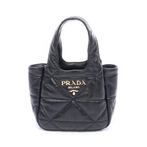 PRADA Nappa Leather Handbag Black